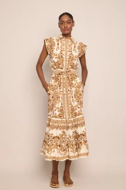 Chase Skirt in Saltaire Brown