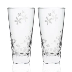 Chatham Bloom Highball Glasses, Set of 2