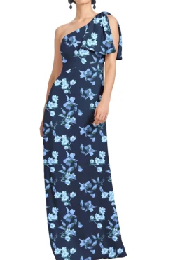 Chelsea Gown in Poseidon Venetian Petal