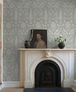 Chenonceau Wallpaper in Sage