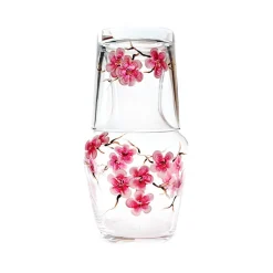 Cherry Blossom Carafe And Tumbler