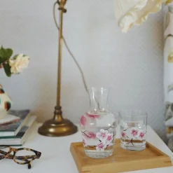 Cherry Blossom Carafe And Tumbler