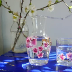 Cherry Blossom Carafe And Tumbler