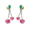 Cherry Drop Earrings