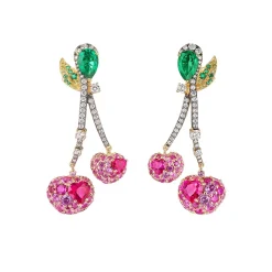Cherry Drop Earrings