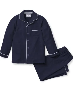 Children’s Classic Navy Flannel Pajamas
