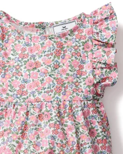 Children’s Fleurs de Rose Ruffled Romper
