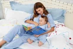 Children’s French Blue Seersucker Summer Romper