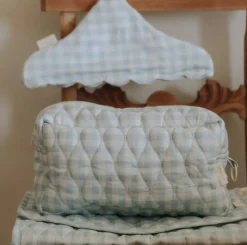 Children's Hanger in Blue Gingham