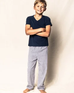 Children’s Navy French Ticking Pants