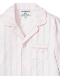 Children’s Pink and White Stripe Pajama Set