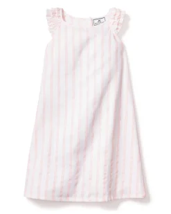 Children’s Pink and White Stripe Amelie Nightgown