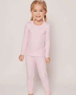 Children’s Pink Stripes Pima Snug Fit Pajama Set