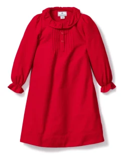Children’s Red Flannel Victoria Nightgown