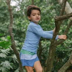 Children's Unisex Peri Blue Rashguard