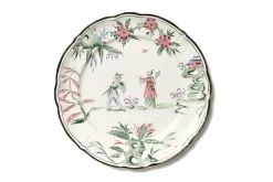 Chinoiserie Dessert Plates, Set of 12