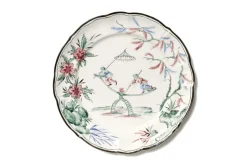 Chinoiserie Dessert Plates, Set of 12