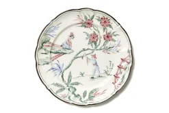 Chinoiserie Dessert Plates, Set of 12