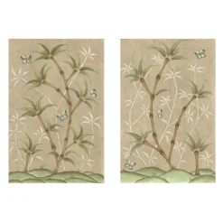 Chinoiserie Panel Print Pair | Bamboo En Fleur