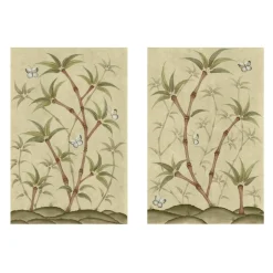 Chinoiserie Panel Print Pair | Bamboo En Fleur