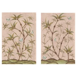 Chinoiserie Panel Print Pair | Bamboo En Fleur