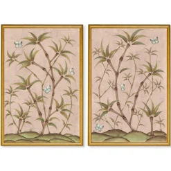 Chinoiserie Panel Print Pair | Bamboo En Fleur