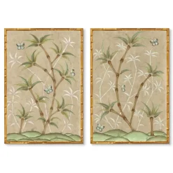 Chinoiserie Panel Print Pair | Bamboo En Fleur