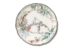 Chinoiserie Soup Plates, Set of 12