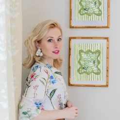 Chinoiserie Tourbillon En Vert Art Print