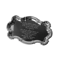 Chippendale Tray with Wedding Invitation