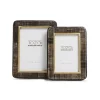 Chiseled Bone Photo Frame, Set of 2