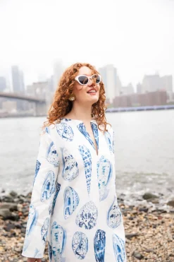 Chloe Caftan In Coquina