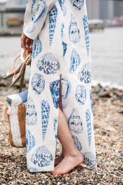 Chloe Caftan In Coquina