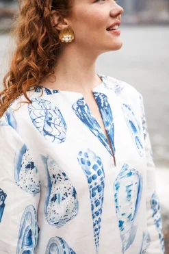 Chloe Caftan In Coquina