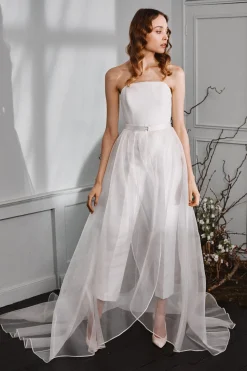 Christian Tapered Organza Skirt