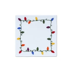 Christmas Lights Cocktail Napkins, Set of 4