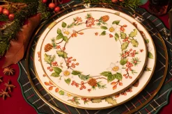 Christmas Tree Napkin and Tartan Vidro Placemat, Set of 2