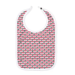 Christmas Tree Stripe Baby Bib
