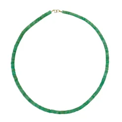 Chrysoprase Heishi Necklace