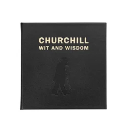 Churchill Wit and Wisdom in Bonded Leather