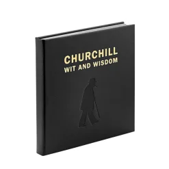 Churchill Wit and Wisdom in Bonded Leather