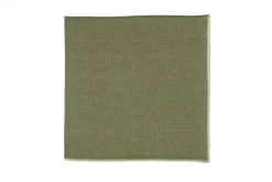 Cimen Napkin with Green Small Trim, Set of 4