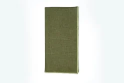 Cimen Napkin with Green Small Trim, Set of 4