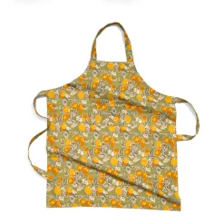 Citron Apron in Vert & Yellow