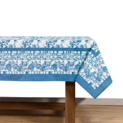 Citron Tablecloth in Bleu