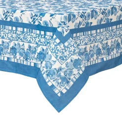 Citron Tablecloth in Bleu