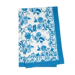 Citron Tea Towels in Bleu, Set of 3
