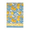 Citron Tea Towels in Bleu & Yellow, Set of 3