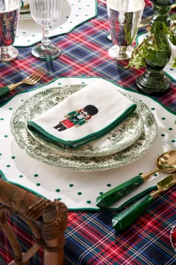 Clara Placemat and Napkin Set in Off White