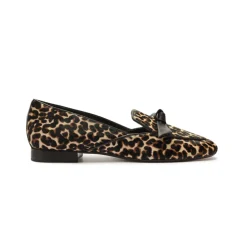 Clarita Belgian Loafer in Leopard